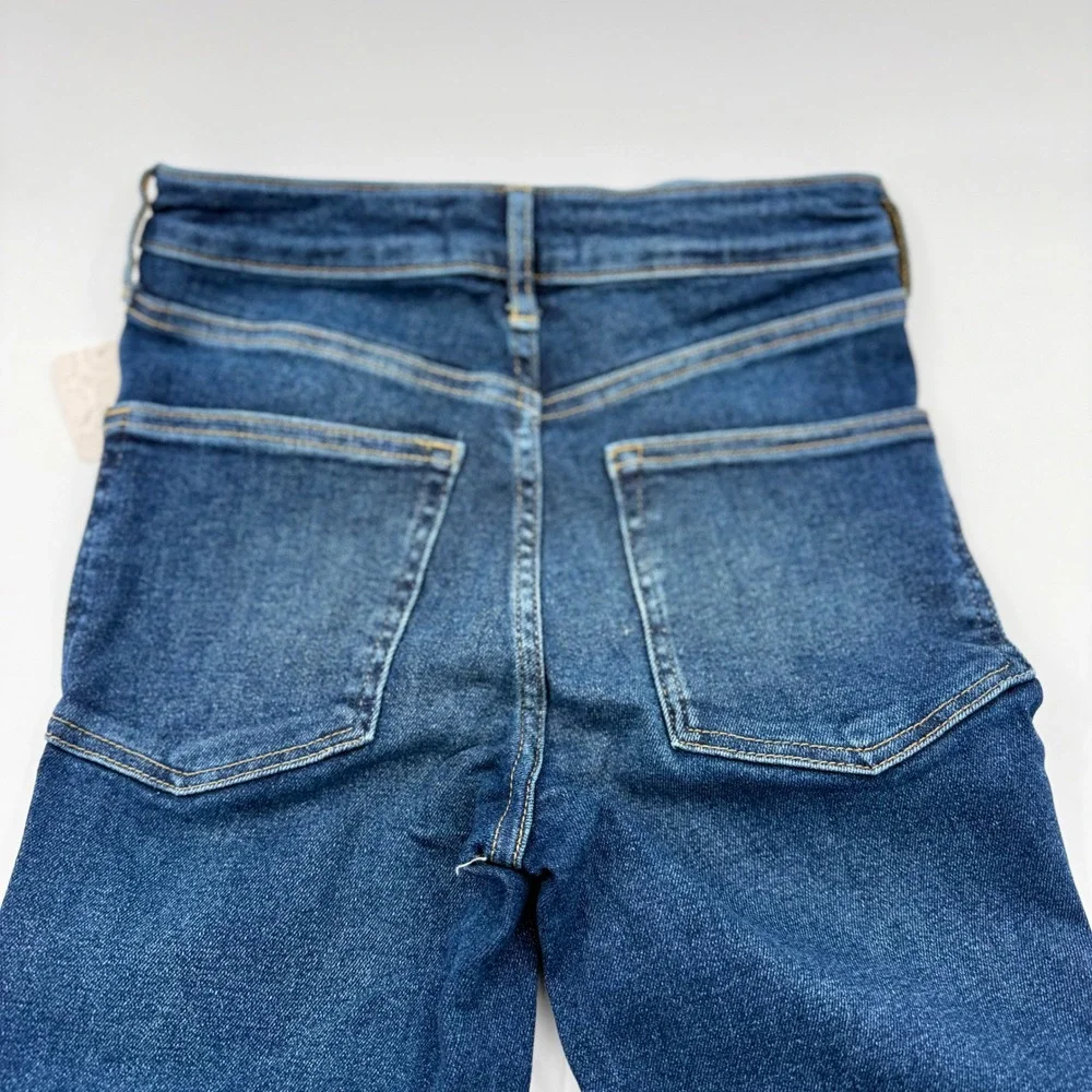 Free People We The Free Raw High‎ Rise Jegging Deep Indigo OB893288 Size 27 NEW